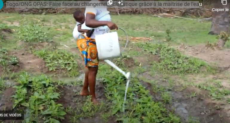 Togo/ONG OPAS: Faire face aux changements climatique grâce à la maitrise de l’eau.